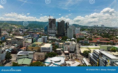 Aerial Panorama of Cebu City, Philippines. Stock Photo - Image of architecture, clouds: 276551794