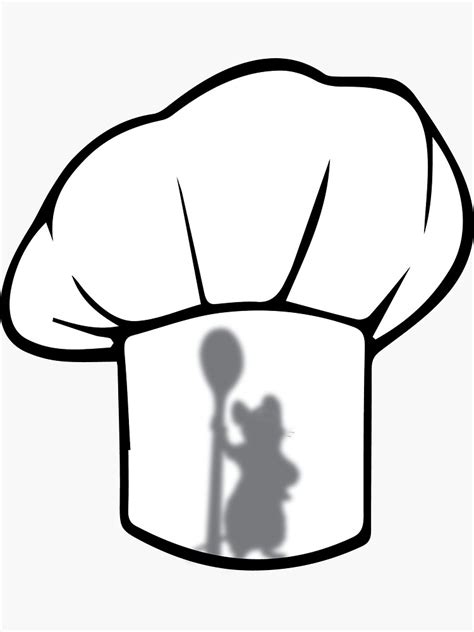 "Chef's hat ratatouille" Sticker for Sale by Kylie314 | Redbubble