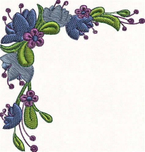 Simple Flower Design Border - ClipArt Best