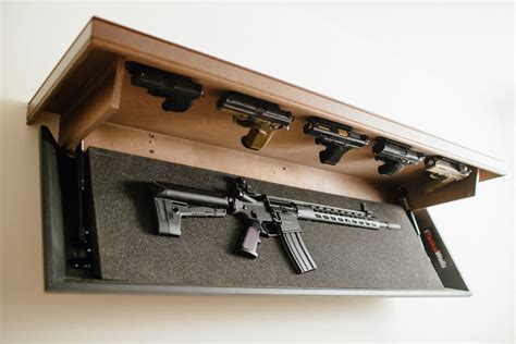 1242 Top Locking Concealment Shelf | Hidden Gun Shelf | Tactical Walls