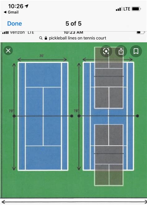 pickleball-lines on a tennis court – The Sports Installer