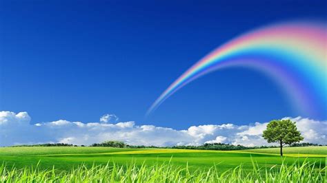 Colorful Rainbow sky background 1920x1080 for your projects