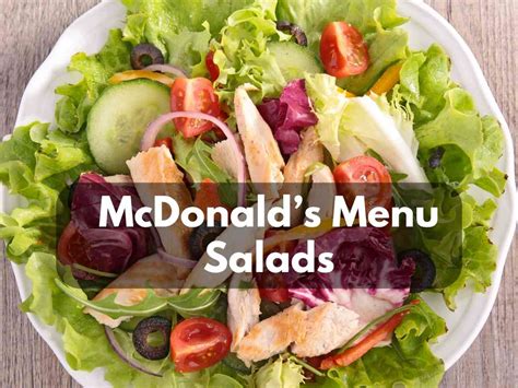 McDonald's Menu Salads 2023 - Does McDonald's Have Salads? - Modern Art Catering