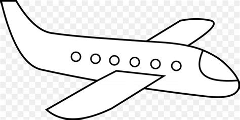 Airplane Drawing Clip Art, PNG, 5620x2812px, Airplane, Area, Art, Black, Black And White ...