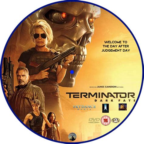 Terminator: Dark Fate (2019) R2 Custom DVD Label - DVDcover.Com