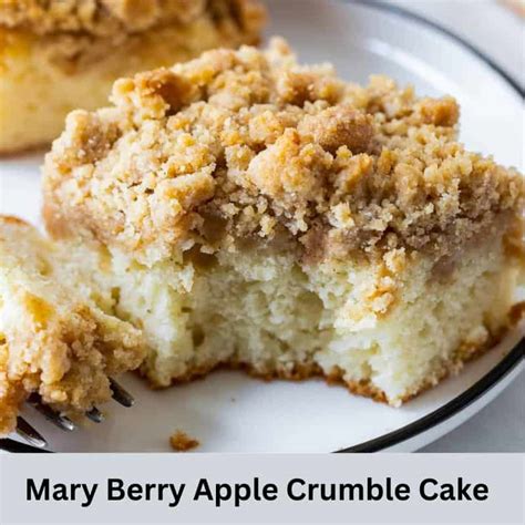 Easy Mary Berry Apple Crumble Cake Recipe