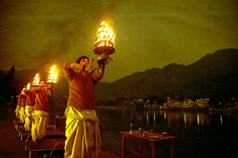 Ganga Aarti at Rishikesh. on Behance