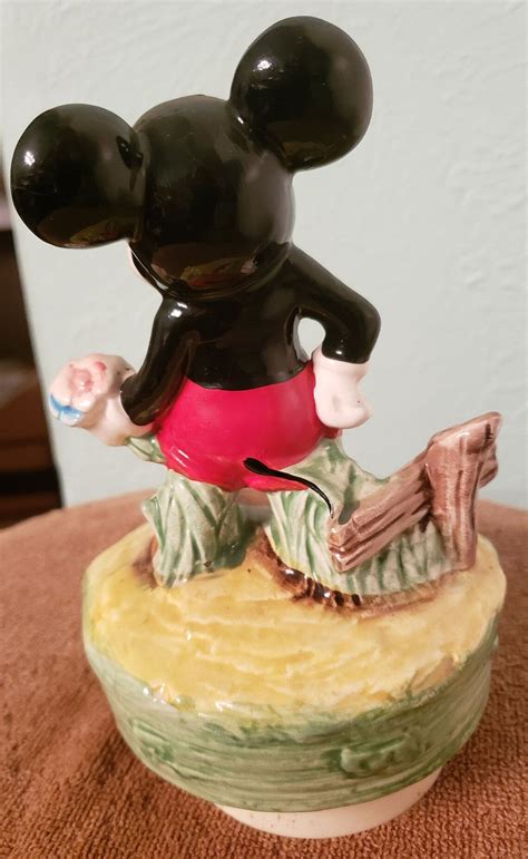 Mickey Mouse Music Box Made by Schmid Bros Ceramic/plastic | Etsy