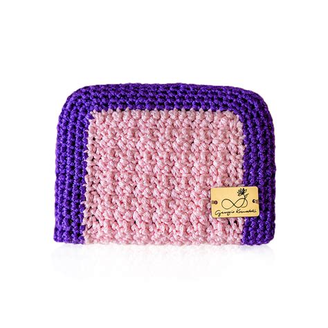 Handmade Knitted Children Wallet With Zipper