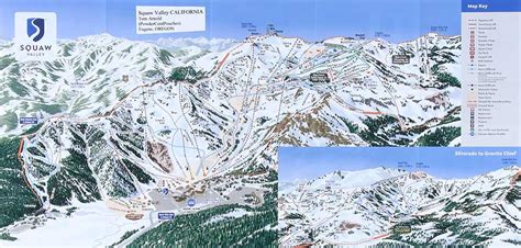 Squaw Valley Ski Area Trail Map