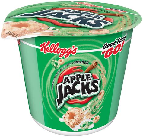 Kellogg's Cereal in a Cup, Apple Jacks, 1.5 oz. Bowl (1 Count) - RocketDSD