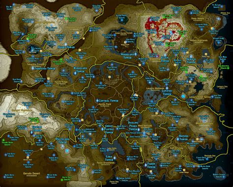 Zelda: Breath of the Wild shrine maps and locations - Polygon