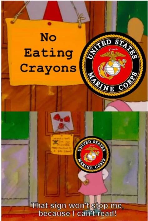 No Eating Crayons : r/USMC