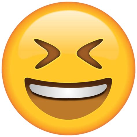 Something funny got you cracking up so hard your eyes are shut? This is the emoji for you ...