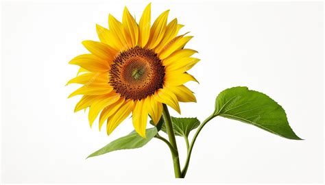 Premium AI Image | Sunflower Studio Light Side View