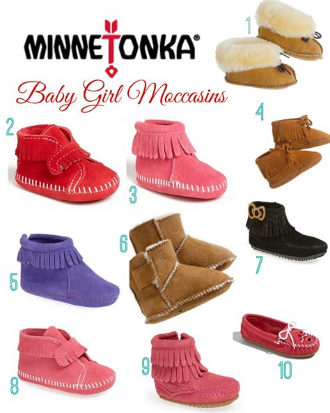 Minnetonka Moccasins For Baby Girls - Rustic Baby Chic