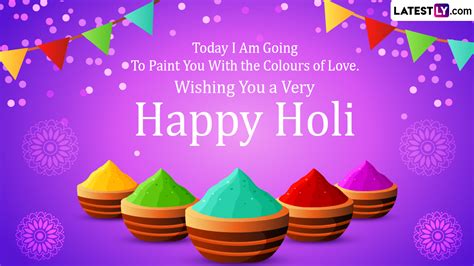 Holi 2023 Wishes & WhatsApp Status Video: Images, HD Wallpapers, Quotes, Greetings, Messages and ...