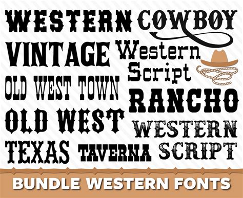 Western Font Wild West Font Old West Font Western Font Styles Cowboy Fonts Old Western Font ...