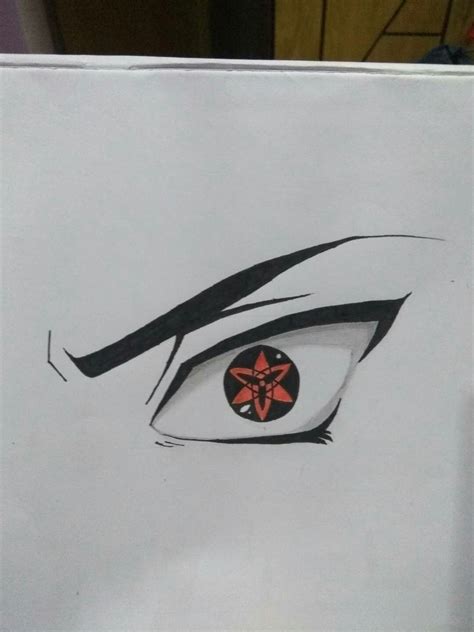 Sasuke Eternal Mangekyou Sharingan Drawing