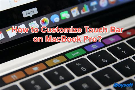 How to Customize Touch Bar on MacBook Pro?