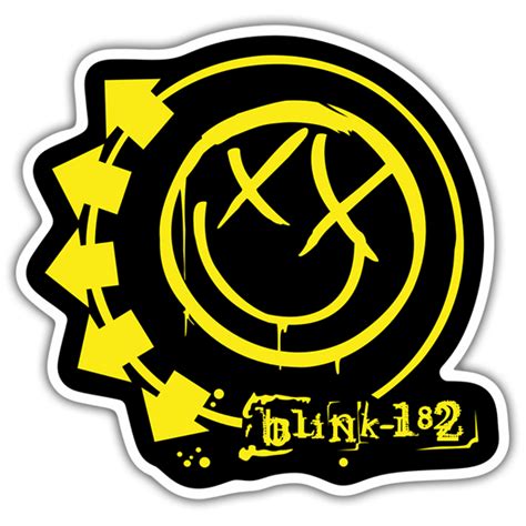 Sticker Blink 182 Colour | MuralDecal.com