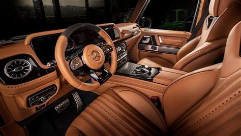 The Interior of This Mercedes-AMG G 63 4x4 Is Oh, So Brown! - autoevolution