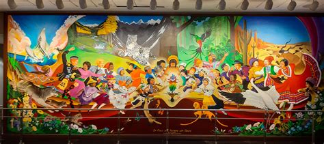 Mural. Denver International Airport. | Denver airport, Mural, Denver international airport