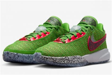 2023 Nike LeBron 20 "Christmas" New Green Running Shoes-FJ4955-300