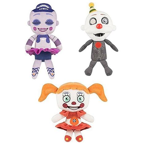 Ballora, Ennard, Circus Baby Plushies Set - 7 FNAF Sister Location ...