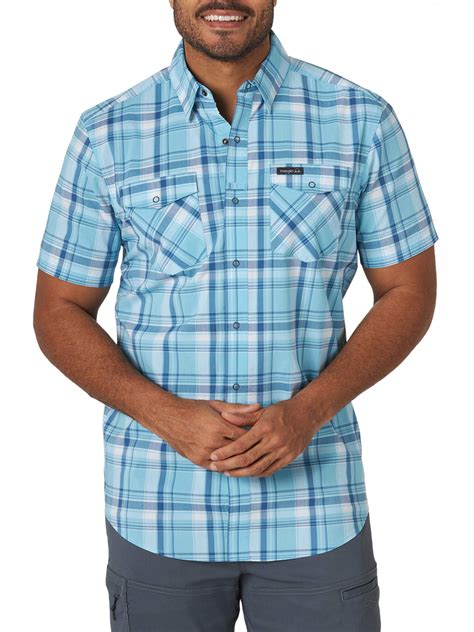 Wrangler Men's Short Sleeve Outdoor Utility Shirt - Walmart.com