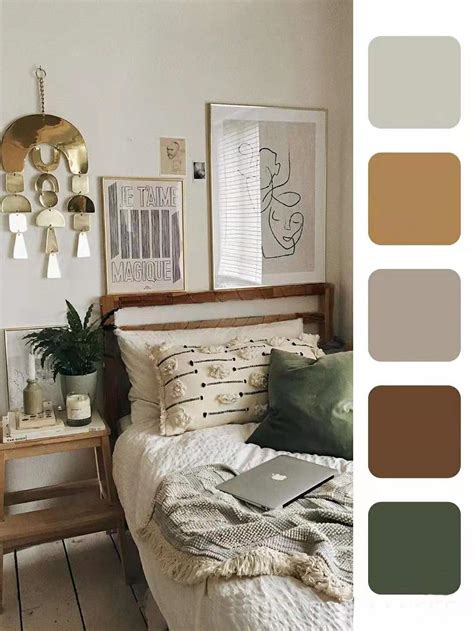 Boho Bedroom Color Schemes - Glorifiv