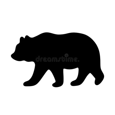 Brown Bear Silhouette Stock Illustrations – 5,112 Brown Bear Silhouette ...