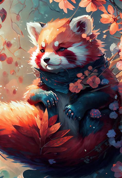 adorable red panda by elit3workshop on DeviantArt