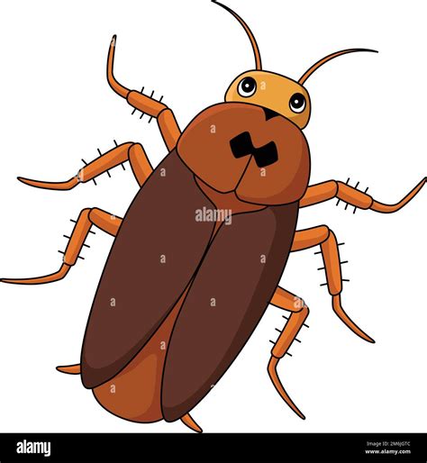 Cockroach Animal Cartoon Colored Clipart Stock Vector Image & Art - Alamy