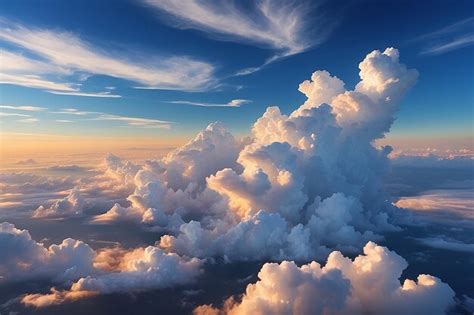 Premium AI Image | Amazing beautiful sky with clouds