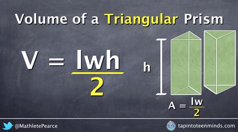 Formula for volume for triangular prism - rubydolf