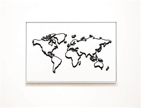 World Map Wall Art, World Map Printable, World Map Poster, Earth Tone World Map, World Map ...