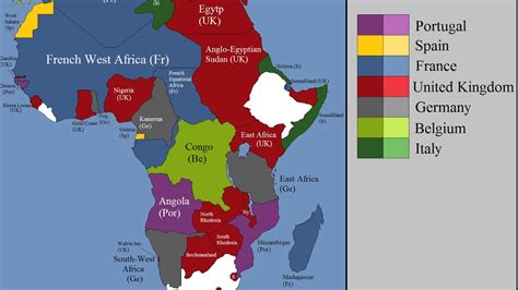 Map Of Africa During Colonization – Topographic Map of Usa with States