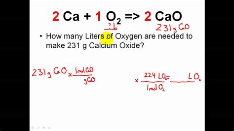 Stoichiometry Practice Questions With Answers