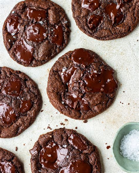 Double chocolate chunk cookies- subway style - Bake with Shivesh