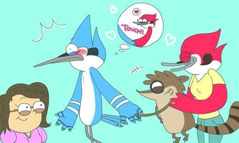 Mordecai Rigby Margaret Eileen by OysteIce on DeviantArt