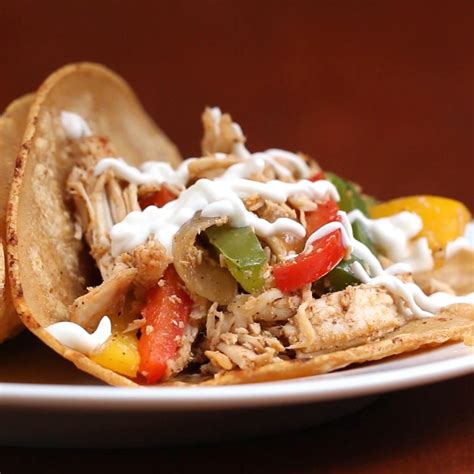 Chicken Fajita Tacos Recipe by Tasty