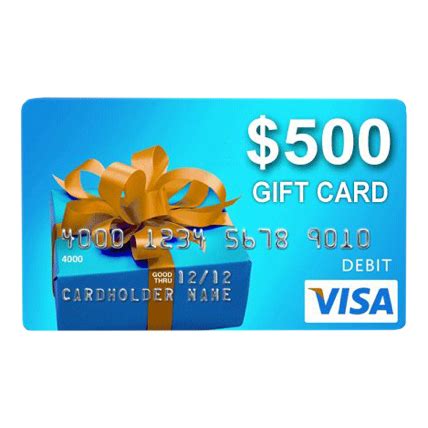 $500 Visa Gift Card