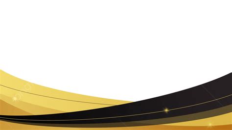 Business Border Black Gold Curve, Golden, Geometric, Frame PNG ...