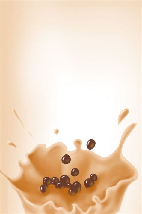 Milk Tea Poster Background Material Wallpaper Image For Free Download ...