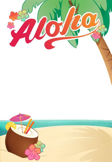 Luau Free Printables - Printable Templates