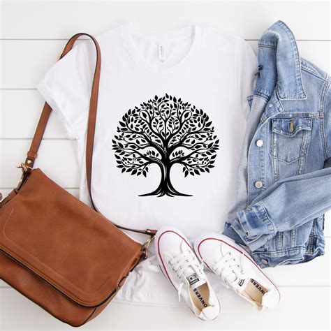 Oak Tree Silhouette, Tree Silhouette, Svg - Etsy