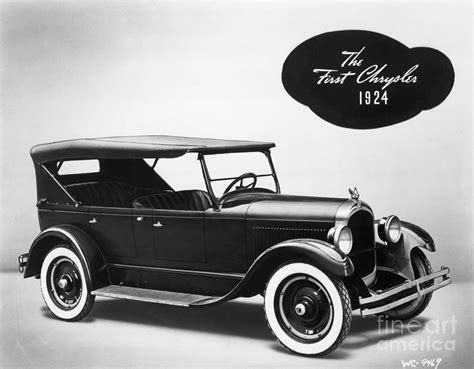 First Chrysler Automobile by Bettmann