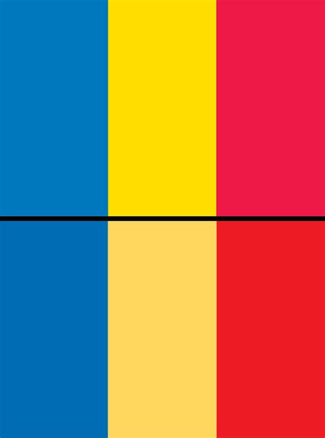 50 best ideas for coloring | Romania Flag Vs Chad Flag