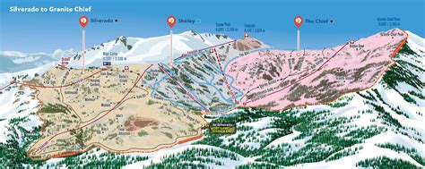 Trail map Squaw Valley